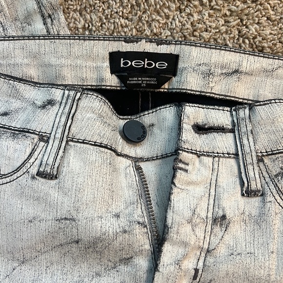 EUC BeBe Jeans 25 - Picture 2 of 3